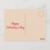 Carte Postale Sois ma Saint Valentin (Dos)