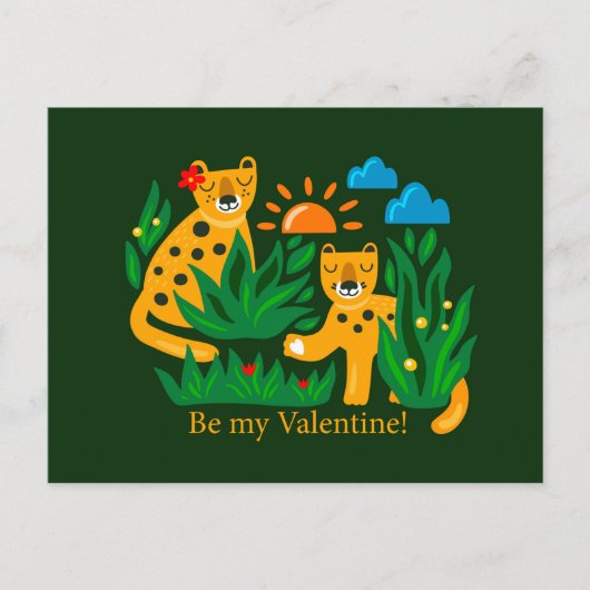 Carte Postale Sois ma Saint Valentin ! (Devant)