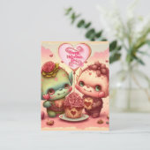 Carte Postale Sois ma valentine (Debout devant)