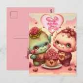 Carte Postale Sois ma valentine (Devant / Derrière)