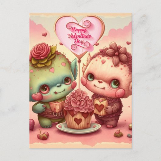 Carte Postale Sois ma valentine (Devant)