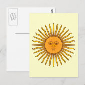 Carte Postale Sol de Mayo (Devant / Derrière)