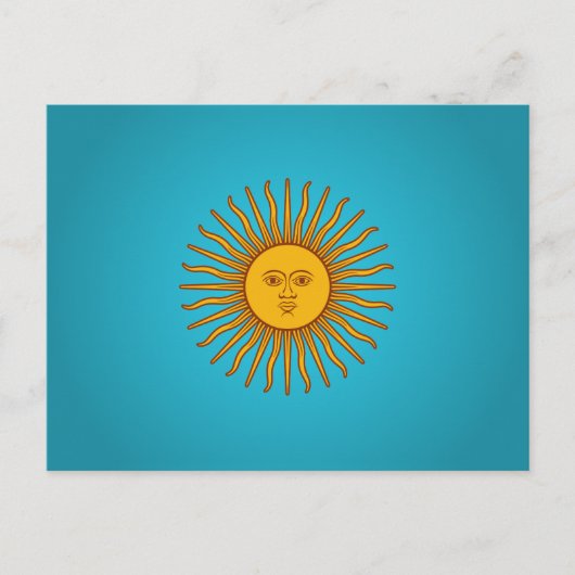 Carte Postale Sol de Mayo en Argentine (Devant)
