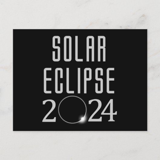 Carte postale Solar Eclipse 2024 (Devant)