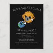 Carte Postale Solar Eclipse 2025 Photobomb - Invitation (Devant)