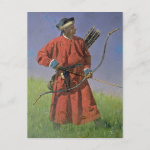 Carte Postale Soldat Bokharan, 1873