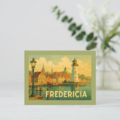 Carte Postale Soldat de Fredericia Danemark (Debout devant)