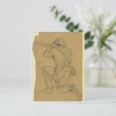 Carte Postale Soldat de tir (Debout devant)