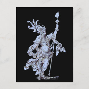 Carte Postale soldat du 17e siècle