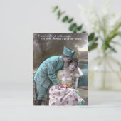 Carte Postale Soldat et amoureux (Debout devant)