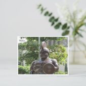 Carte Postale soldat romain botero (Debout devant)