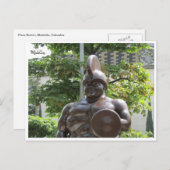 Carte Postale soldat romain botero (Devant / Derrière)