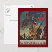 Carte Postale Soldat tenant du café (Devant / Derrière)