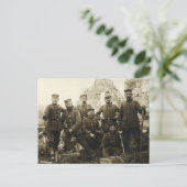 Carte Postale Soldats allemands (Debout devant)