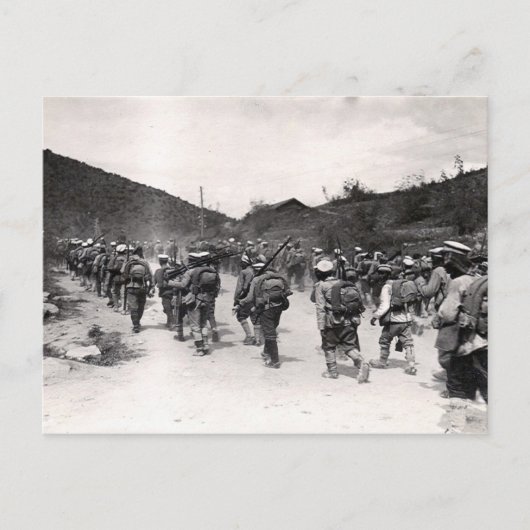 Carte Postale Soldats bulgares (Devant)