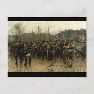 Carte Postale soldats coloniaux Isaac Israëls