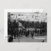 Carte Postale Soldats dans le mur occidental (Devant / Derrière)