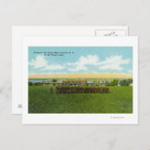 Carte Postale Soldats en formation (Devant / Derrière)