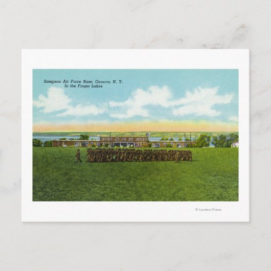 Carte Postale Soldats en formation (Devant)