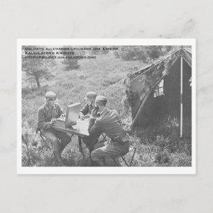 Carte postale Soldats Enigma