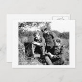 Carte postale Soldats Enigma (Devant / Derrière)