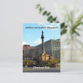 Carte Postale Soldats et marins Cleveland Ohio (Debout devant)