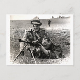Carte Postale Soldats italiens 2ème guerre mondiale