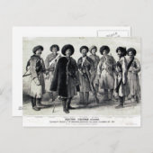 Carte Postale Soldats russes (Devant / Derrière)