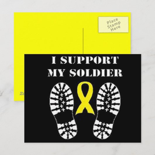 CARTE POSTALE SOLDIER (Devant / Derrière)