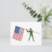 Carte Postale SoldierAmericanFlag1072509 (Debout devant)