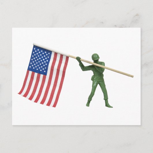 Carte Postale SoldierAmericanFlag1072509 (Devant)