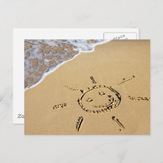 Carte Postale Soleil (Devant / Derrière)