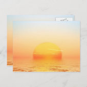 Carte Postale Soleil (Devant / Derrière)