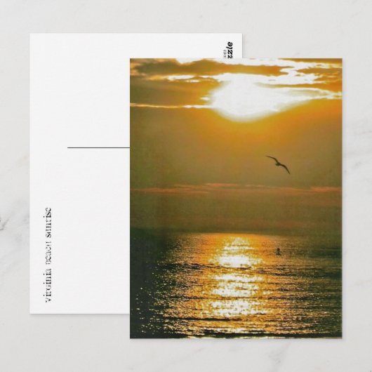 Carte Postale Soleil (Devant / Derrière)