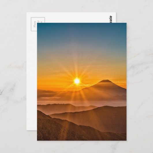 Carte Postale Soleil (Devant / Derrière)