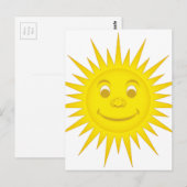 Carte Postale Soleil (Devant / Derrière)