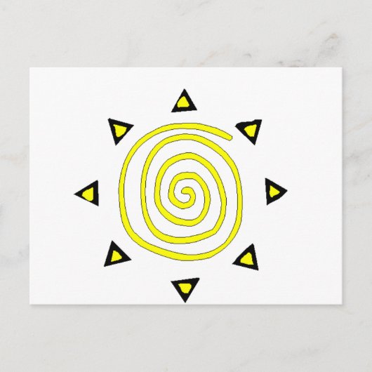 Carte Postale Soleil (Devant)