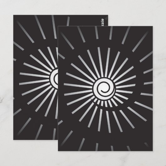 Carte Postale Soleil 5 (Devant / Derrière)