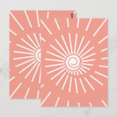 Carte Postale Soleil 9 (Devant / Derrière)