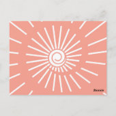 Carte Postale Soleil 9 (Dos)