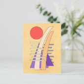 Carte Postale Soleil abstrait, ombres, reflets et structures (Debout devant)
