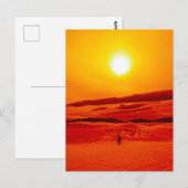 Carte Postale Soleil brillant (Devant / Derrière)