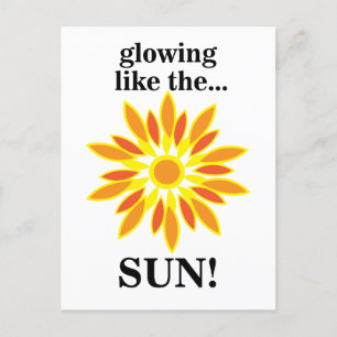 Carte Postale Soleil Brillants Comme Le Soleil