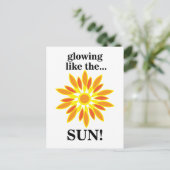 Carte Postale Soleil Brillants Comme Le Soleil (Debout devant)