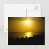 Carte Postale Soleil brumeux (Devant / Derrière)