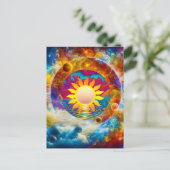 Carte Postale Soleil Cosmique (Debout devant)