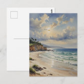 Carte Postale Soleil côtier paisible (Devant / Derrière)