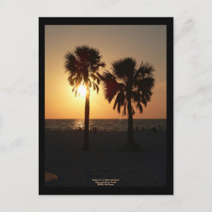 Carte Postale Soleil coulant à Clearwater Beach, Floride