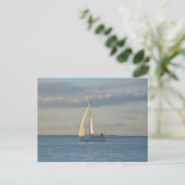 Carte Postale Soleil Dans Les Voiles (Debout devant)