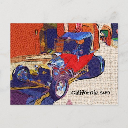 Carte Postale Soleil de Californie (Devant)